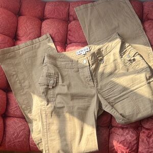 I.AM.GIA Women's Khaki Flare Jeans